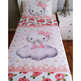 Juego De Sabana Hello Kitty Beby