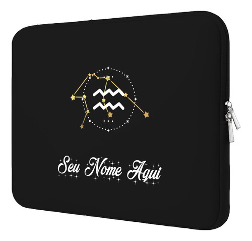 Case Capa Maleta Notebook Macbook Personalizada Aquário