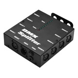 Distribuidor Divisor De Amplificador Sinal Óptico Dmx512 .