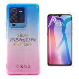 Funda + Mica Hidrogel Para Vivo V25 Pro Protector Case