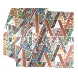 Pack 10 Láminas Papel Mural 3d Pared Decorativo Retro Mc49