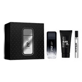 Perfume 212 Vip Black Men 100ml Edp Set + Gel De Ducha Orig