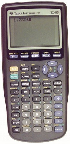 Calculadora Grafica Texas Instruments Ti-83 Negra