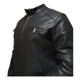 Campera Eco Cuero Chaqueta Hombre 