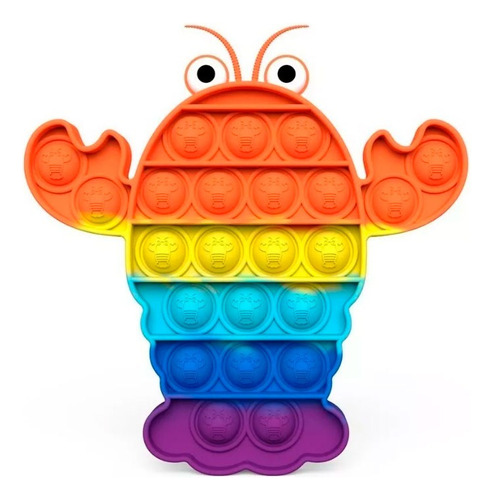 Fidget Toys Hand Spinner Anti Stress Pop It Bolha Colorido 