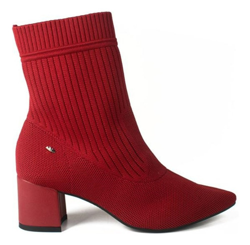 Bota Feminina Dakota Cano Médio Vermelho - Da271