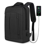 Mochila Impermeable Para Portátil De Gran Capacidad Con Usb