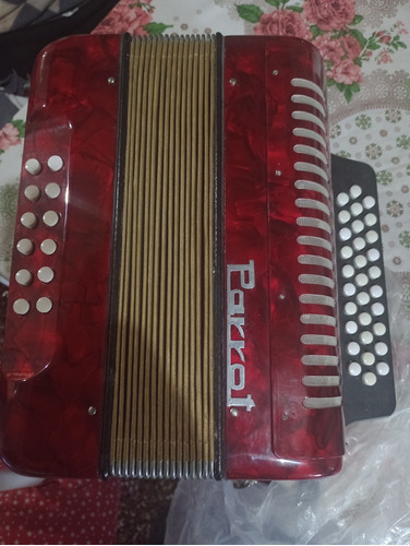 Acordeon A Botones 12 Bajos 31 Botones Parrot 