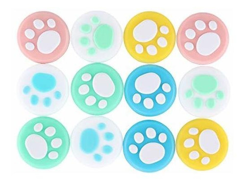 Tscope 12x Cat Claw Thumb Grip Caps Para Nintendo Switch Y S