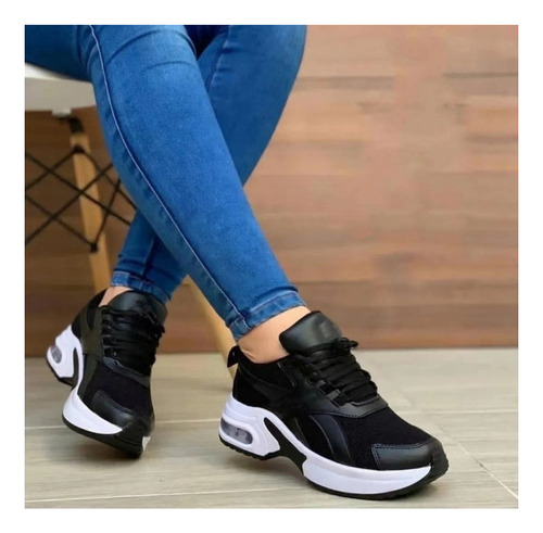 Zapatos Deportivos Femeninos Transpirables Y Cómodos