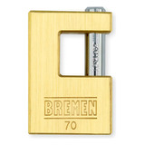 Candado Bronce Perno Horizontal Reforzado 70mm Bremen 7748
