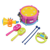 Instrumentos Musicales Percusión De Madera Para Niños 7pcs