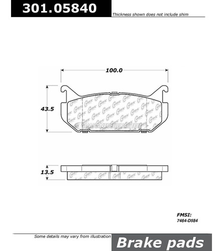 Pastillas Freno Trasera Mazda 626 1993-2002 Mx-6 1993-1997 Foto 2