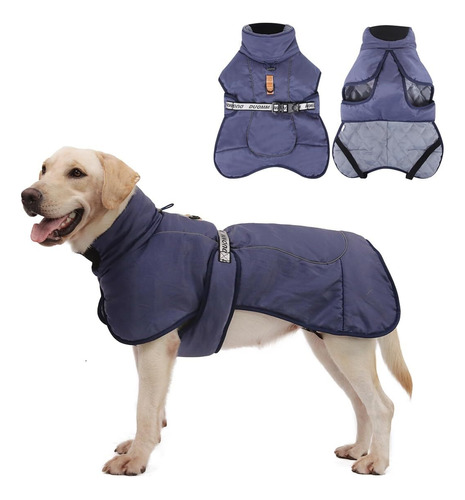 Ropa Perros Grandes Abrigo Reflectante Invierno Para Perros