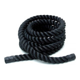 Corda Naval Rope Cross Training 38mm X 10mts Preto Funcional