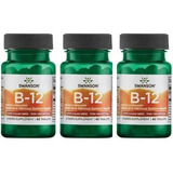 Vitamina B12 Sublingual Methylcobalamin Pack 3x Ultra5000mcg