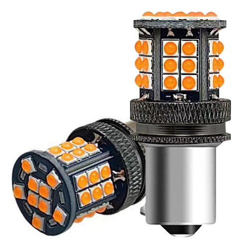 2 Foco Led 1156 Bau15s Py21w Auto Direccionales Sin Error