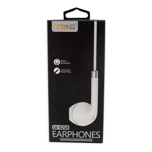 Fone De Ouvido Com Fio Lelong Le-0218 In-ear P2 Sem Ruído