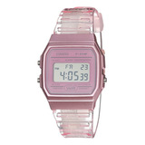 Reloj Casio Vintage F-91ws Extensible Transparente Unisex