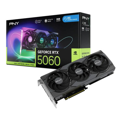 Pny Nvidia Geforce Rtx 5060 8gb Argb Overclocked Triple ... | Meses sin interés