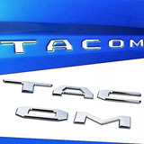 Emblema Toyota Tacoma Letras 3d Tapa Trasera Del 2016 Al 23