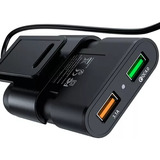 Carregador Veicular V-turbo 18w 4 Saídas Usb Hs-392 