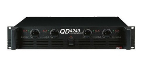 Amplificador Inter-m Qd-4240 4 Canales Serie Profesional