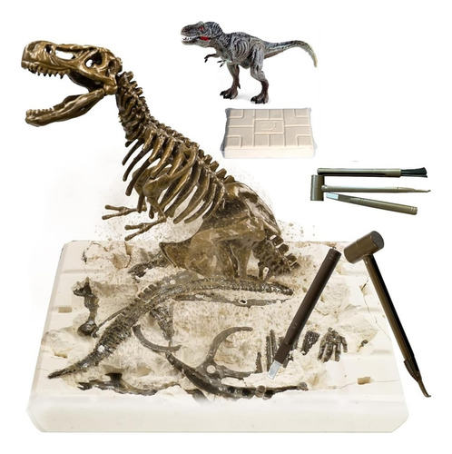 Juguetes Fosiles Dinosaurios Con Herramienta De Excavación S