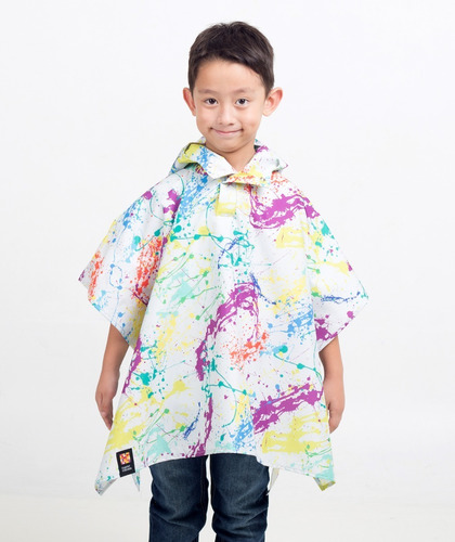 Mini Poncho Capa Lluvia Niño Piloto Impermeable Pintorcito