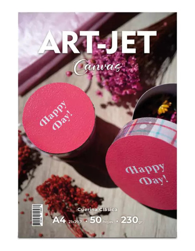 Papel Canvas Cuerina Clásica 230g - Art-jet® - A4 - 50h