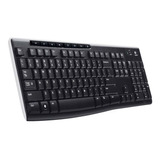 Teclado Sem Fio Logitech K270 Wireless Resistente Usb  2.4 G