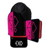 Kit Mochila+ Carpeta+ Cartu De Exo K-pop #429