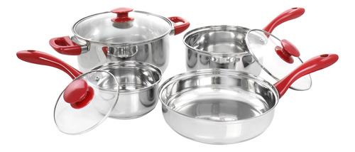 Gibson Home Crawson - Juego De Utensilios De Cocina De Acer.