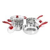 Gibson Home Crawson - Juego De Utensilios De Cocina De Acer.