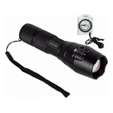 Linterna Led Brujula Tactica Militar Led Recargable Original