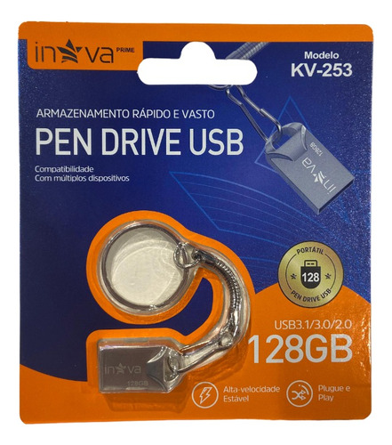 Pen Drive Metal 128gb