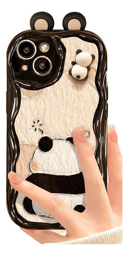 Funda Protectora Para Teléfono Panda Stereoscopic Doll A