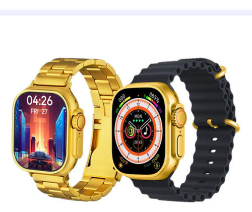 Smartwatch Série 9 Ouro Ultra Relógio Digital.