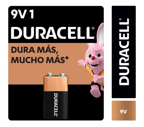 Duracell Bateria Alcalina 9v Unidad 