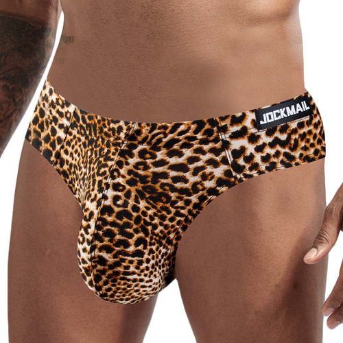 B Underwear Para Hombre, Moda Casual, Estampado De Leopardo,