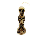 Vela  Veladora De Cráneo Calavera Esqueleto Decorativa