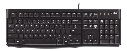 Teclado Logitech K120 Qwerty Português Cor Preto