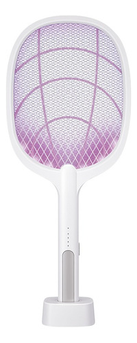 Raqueta Mata Mosquitos Insectos 2 En 1 Recargable Usb Tbcin 