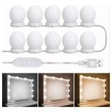 Maquillaje Vanity Led Espejo Luces Hollywood 3 Tonos