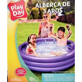 Alberca  3 Aros Play Day 1.65m Por 35 Cm Para Niños