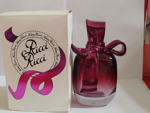Frasco Vacío De Perfume Nina Ricci, Ricci Ricci. Con Caja!!!