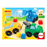 Abrick Set X 3 Vehiculos Construccion Grua Antex 9042