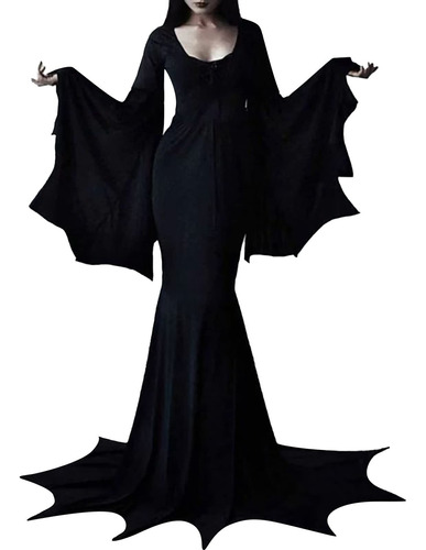 Vestido W Para Mujer, Gótico, Viento Oscuro, Irregular, Liso