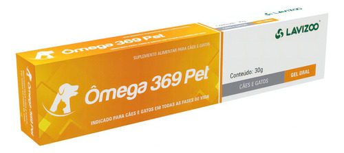 Omega 369 Pet Lavizoo Suplemento P/ Queda De Pelo Cães Gatos