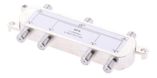 Conector Divisor De 6 Canales De Tv Vía Satélite